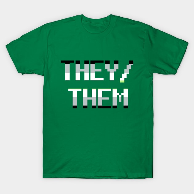 they/them (agender) T-Shirt by hangryyeena